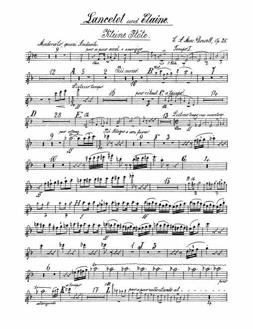 Piccolo, Flute 1, 2
