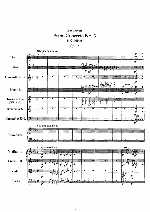 Complete Score (with bar numbers and rehearsal marks)