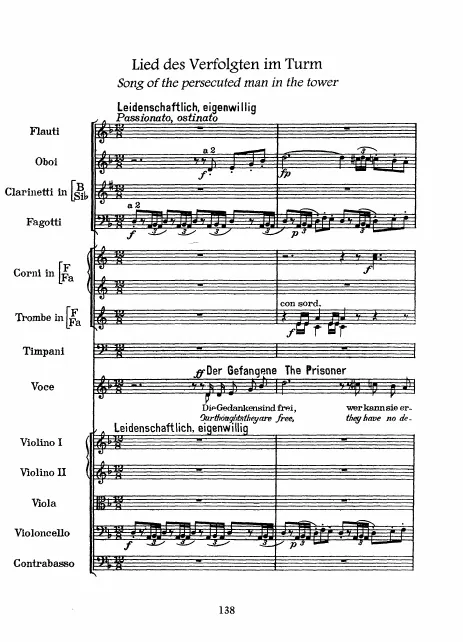 8. Lied des Verfolgten im Turm