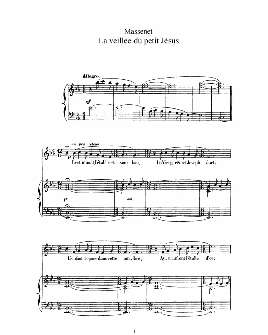 Complete Score (E Major: high voice and piano)