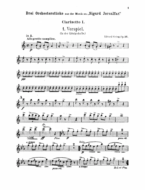 Clarinet 1 (B/A)