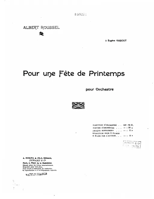 Orchestral Score