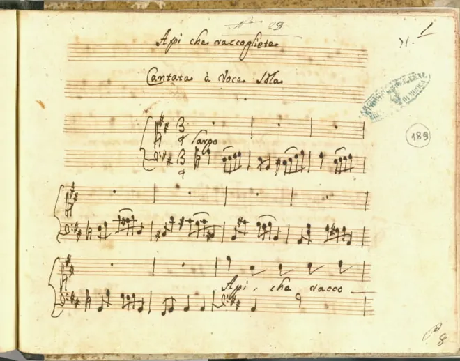 Complete manuscript score