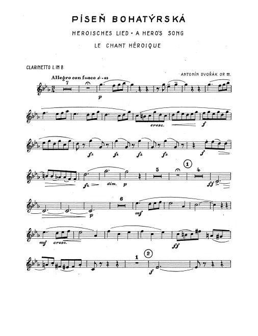 Clarinet 1, 2 (B)