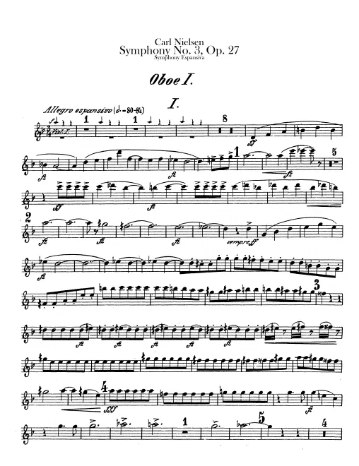 Oboe 1, 2, 3/English Horn
