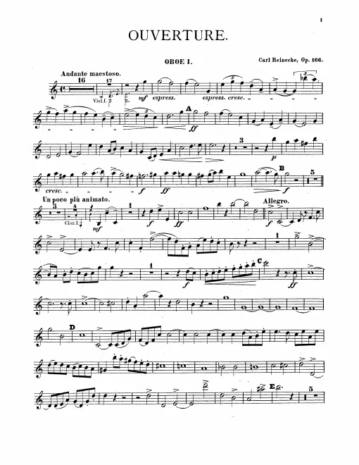 Oboe 1, 2