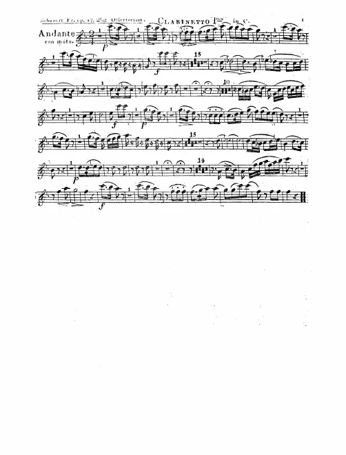 Clarinet 1, 2 (C)