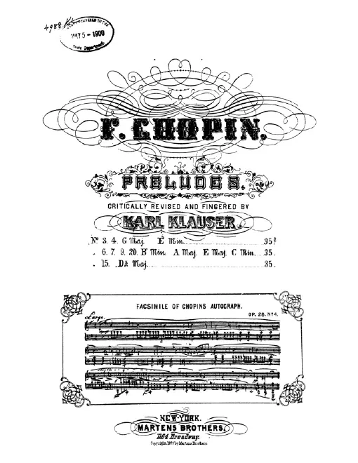 Preludes Nos.3, 4