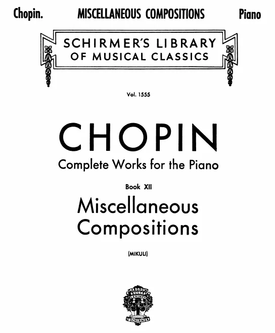 Volume 10 (12): Miscellaneous Compositions
