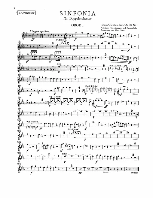 Oboe 1, 2