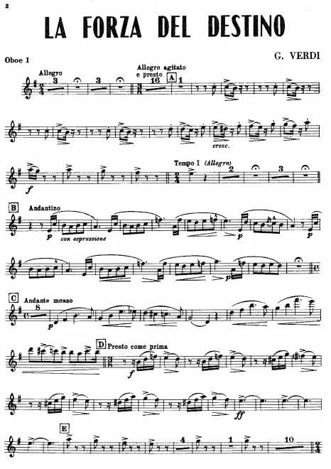 Oboes 1, 2