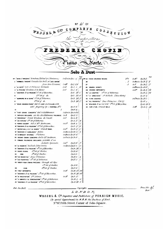 Complete Score (monochrome)