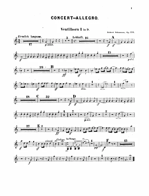 Horn 1, 2 (D)