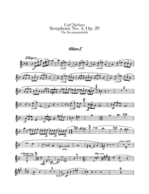 Oboe 1, 2, 3