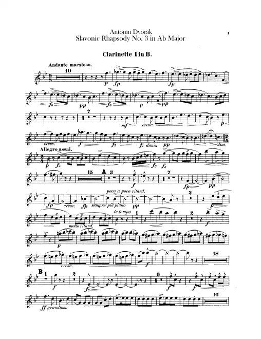 Clarinet 1, 2 (B)