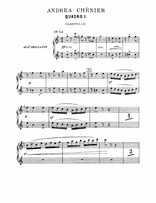 Clarinet 1/2 (also Bass Clarinet)