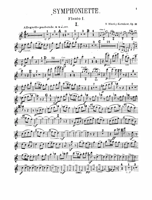 Flute 1, 2