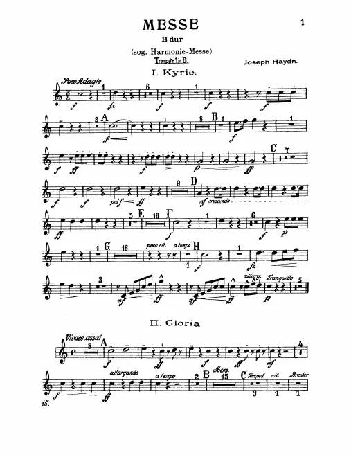 Trumpet 1, 2 (B)
