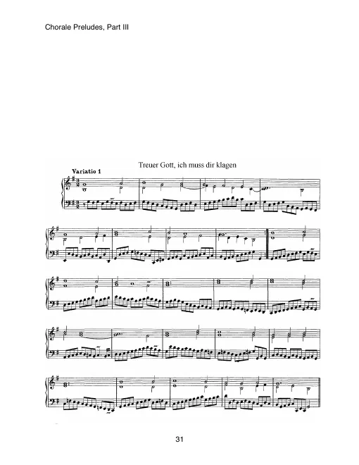 Variations 1-4