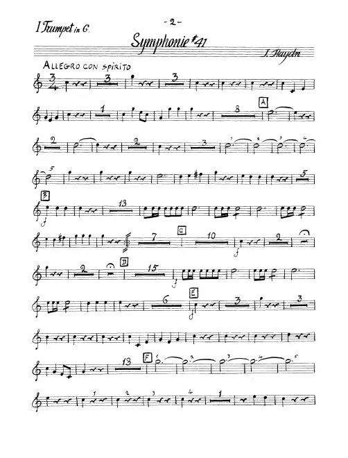 Trumpet 1, 2 (C)