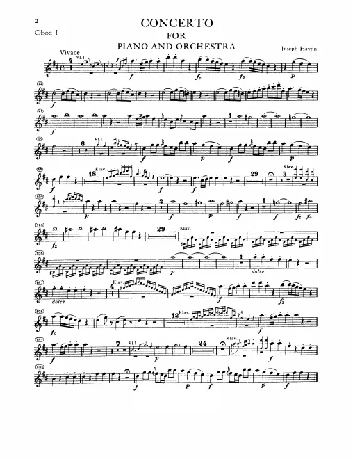 Oboe 1, 2