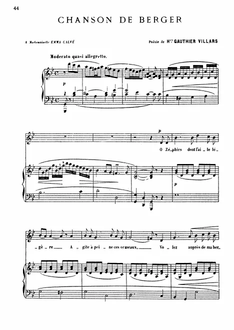 Complete Score (low voice)