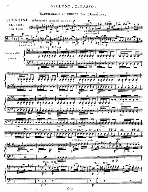 Cellos and Basses