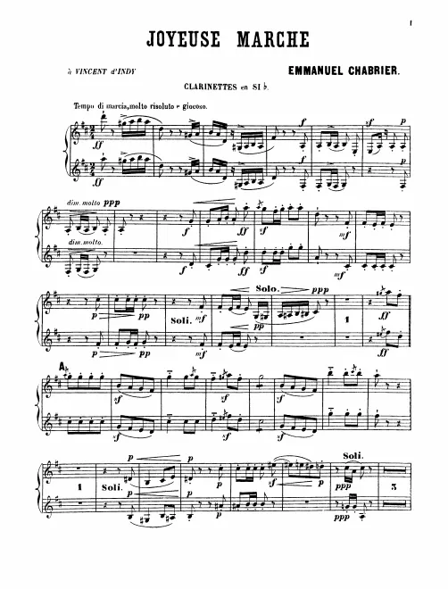 Clarinet 1/2 (B♭)