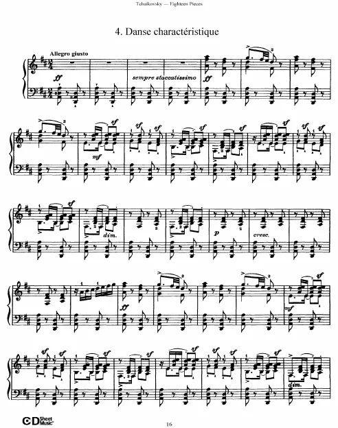 4. Danse caracteristique
