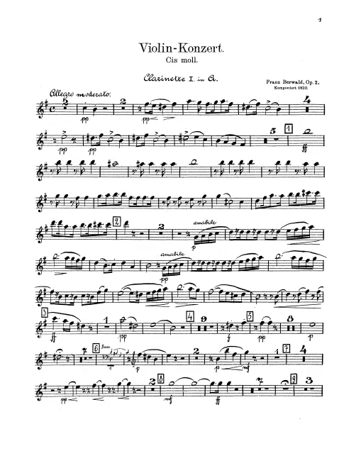 Clarinet 1, 2 (A)