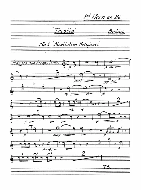 Horn 1, 2, 3, 4 (D/E/F)