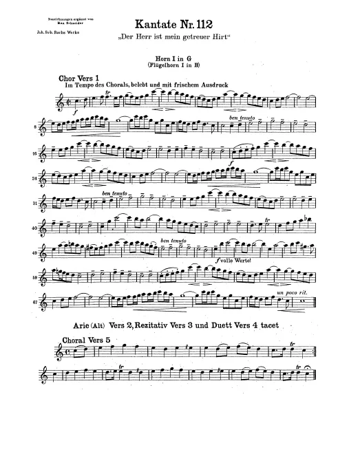 Horn 1, 2 (G) (Original)
