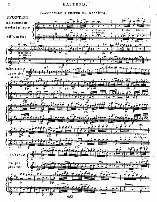 Oboe 1, 2