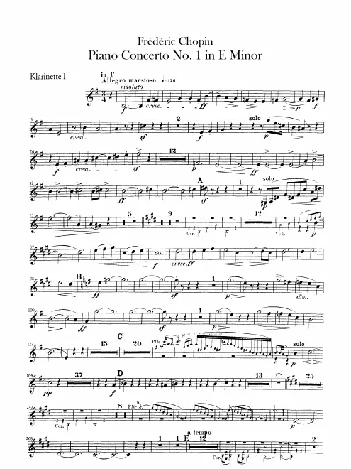Clarinet 1 (C/A)