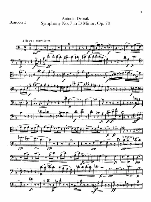 Bassoon 1, 2