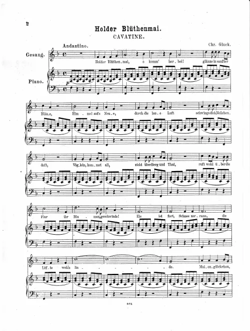 Un ruisselet bien clair (Act III, sc.9, No.31)