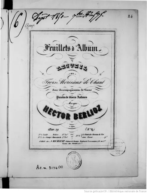 2. Les champs: aubade, H 67B