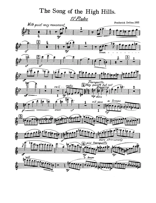 Flute 1, 2, 3/Piccolo