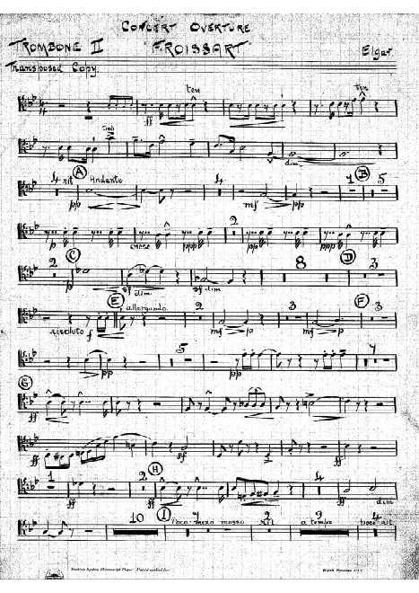 Trombone 2 (tenor clef)