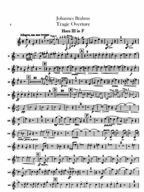 Horn 3, 4 (F)