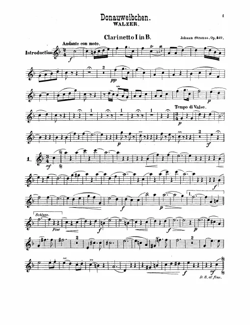 Clarinet 1, 2 (B)