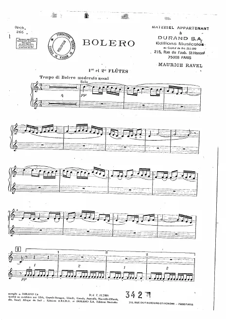 Flute 1/2 (2nd also Piccolo)