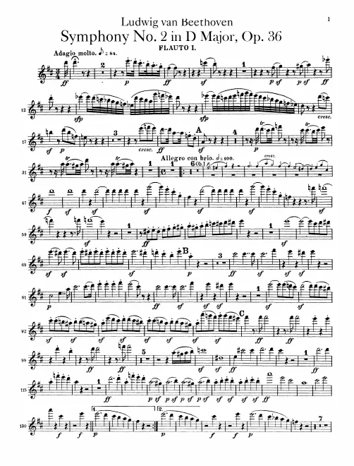 Flute 1, 2