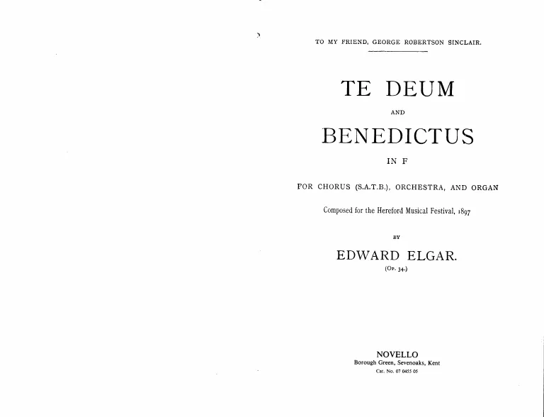 Complete Score (with organ)