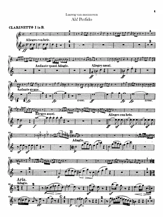 Clarinet 1, 2 (B)