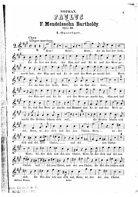 Complete Chorus Parts