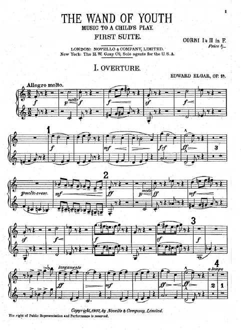 Horns 1/2, 3/4 (F)