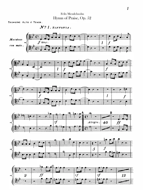 Trombone 1/2 (Alto/Tenor), Bass