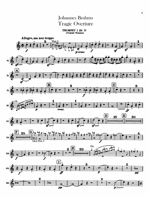 Trumpet 1, 2 (D, plus B transposed)