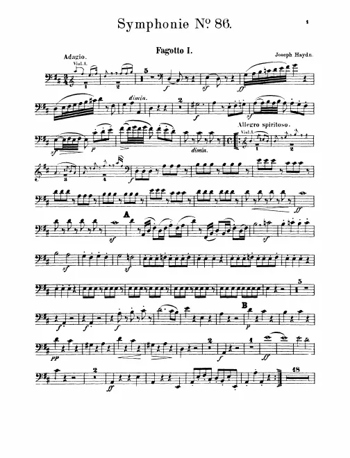 Bassoon 1, 2